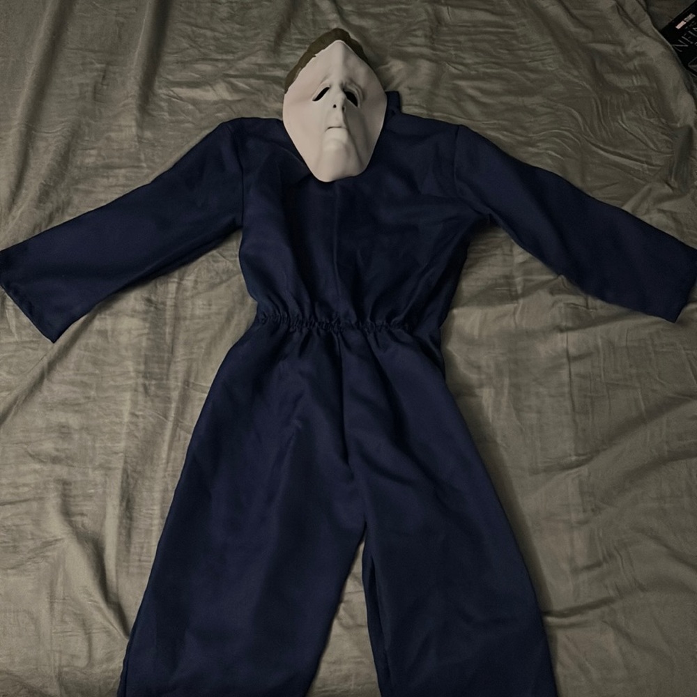 Michael Myers Jumpsuit Halloween Costume Kids Size 10